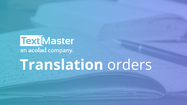 Translation orders
